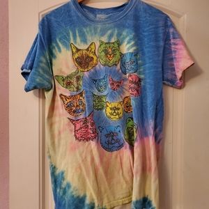 Spencers Trippy cat shirt